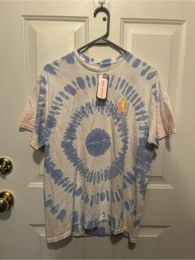 Simply Southern Blue and White Tie-Dye Short Sleeve Tee